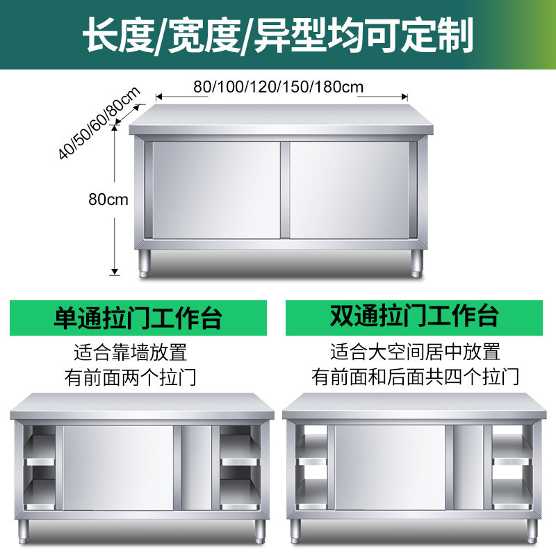 Commercial Kitchen Worktops - 304 주방 조리대 스테인리스 스틸 워크탑