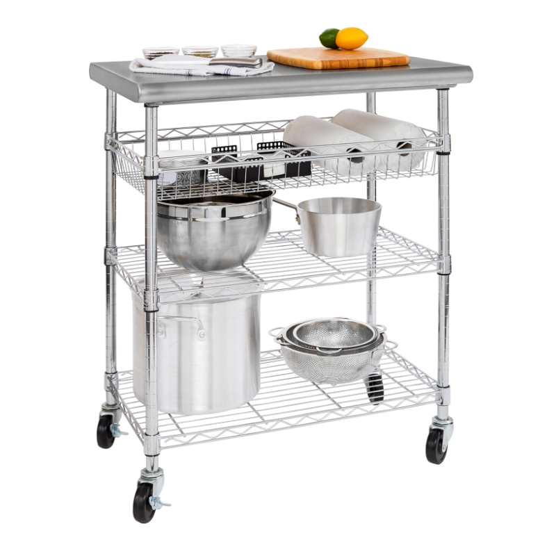 맞춤형 상업용 작업대 유틸리티 카트 준비대 (레스토랑  - Commercial Kitchen Worktops 리뷰 및 가격