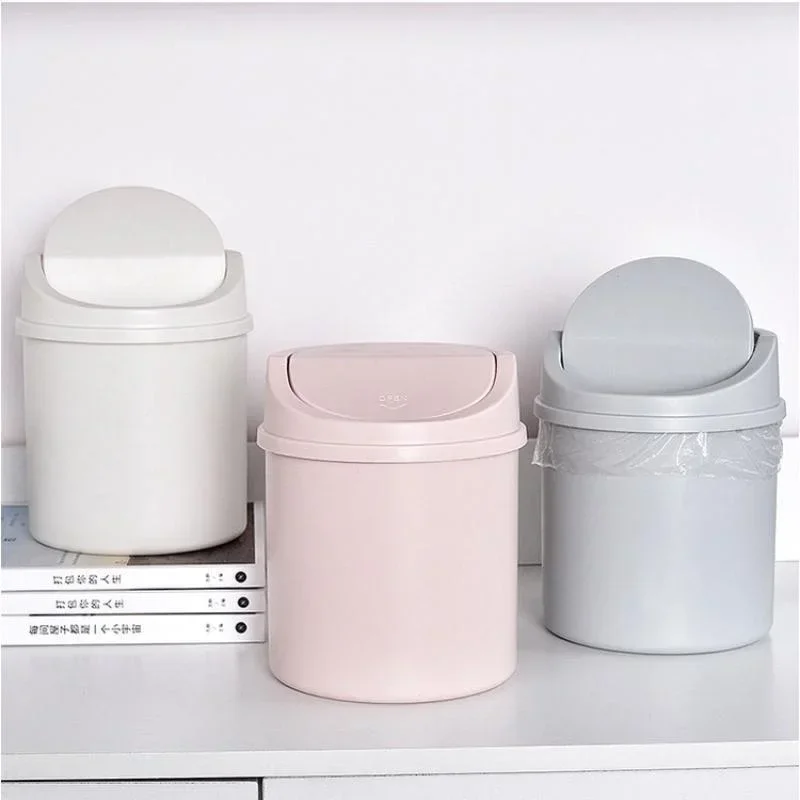 뚜껑이 있는 미니 데스크탑 쓰레기통, 침실 사무실 책상 - Commercial Kitchen Bin 리뷰 및 가격